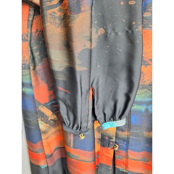 Ted Baker Pennii Artistic Palette Print Blouse Women's Ted Size 3 - Picture 6 of 9